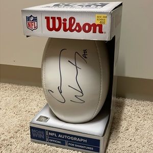 Carson Wentz Autographed Signed Football!
